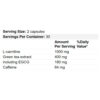 activlab l carnitine plus green tea 60 capsules  Gymclub1.com